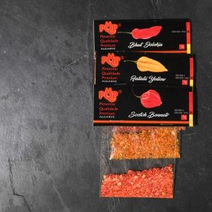 Bhut Jolokia, Fatalii, Scotch Bonnet